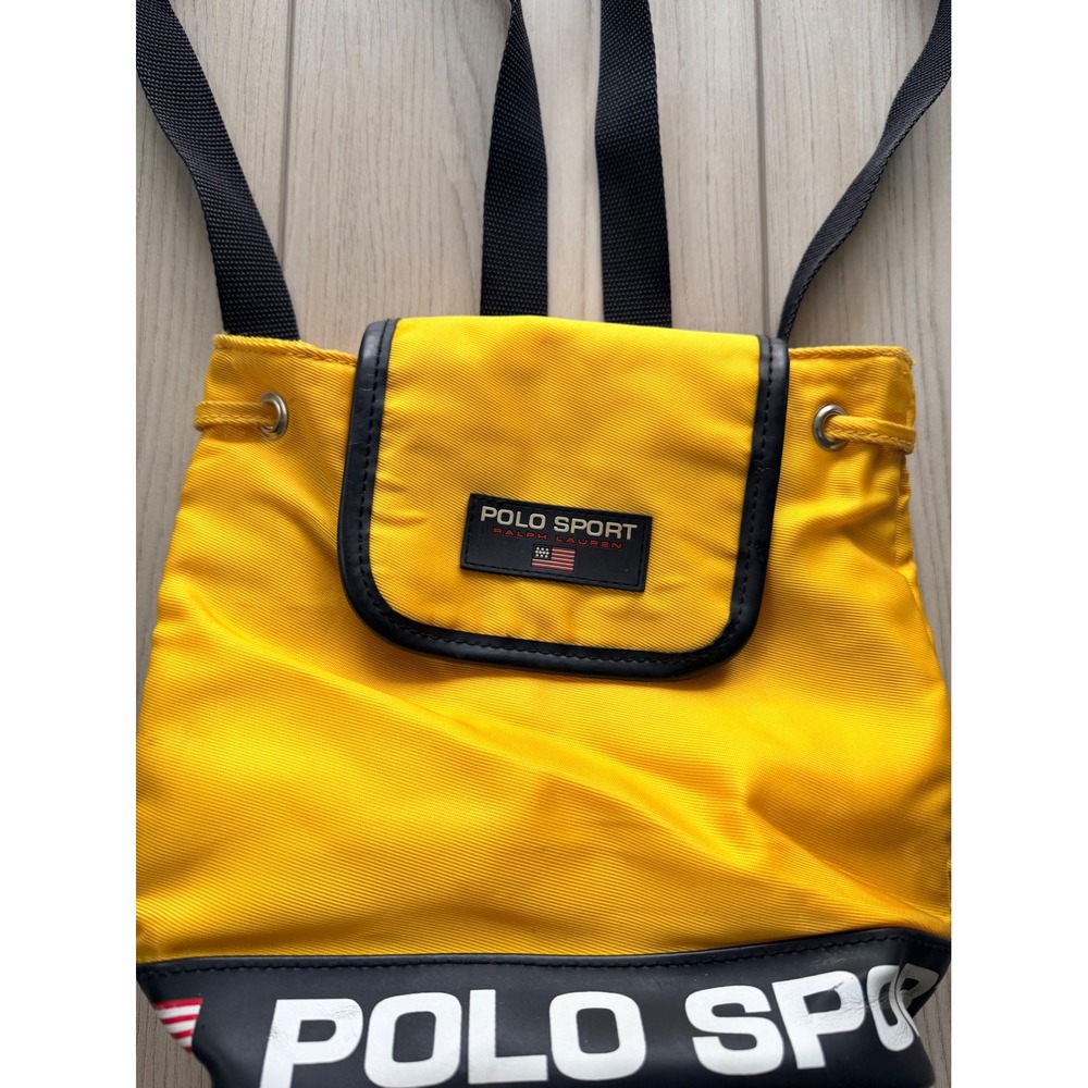 1990s Vintage Polo Sport Ralph Lauren Mini Backpack U… - Gem